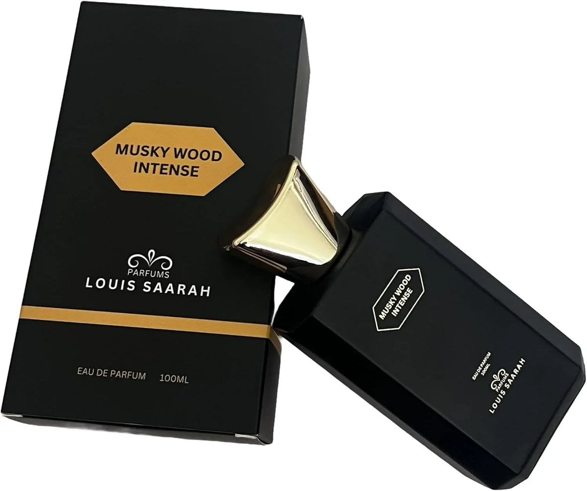Musky Wood Intense Eau De Parfum 100ML – Long Lasting Woody Musky Amber Luxury Unisex Perfume