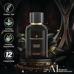 Maison de l'Avenir Opulent Odyssey Eau De Parfum 100ML – Long Lasting Rose Leather Luxury Unisex Perfume | Ideal Gift for Eid