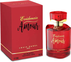 Louis Varel Evidencia Amour Eau De Parfum 90ML – Long Lasting Floral Fruity Luxury Perfume for Women