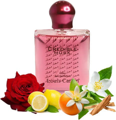 Louis Cardin Credible Musk Eau De Parfum 100ML – Fresh Citrus Musky Woody Long Lasting Perfume for Men