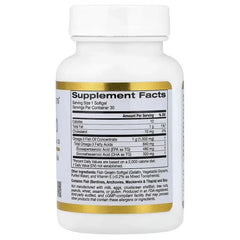 California Gold Nutrition Omega 800 Ultra-Concentrated Omega-3 Fish Oil 1000mg (30 / 90 Softgels) – kd-pur® Triglyceride EPA DHA Supplement
