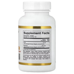 California Gold Nutrition لوتين مع زياكسانثين - خلاصة آذريون، 120 كبسولة هلامية نباتية | لصحة العيون ودعم البصر