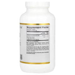 California Gold Nutrition CoQ10 بتركيز 200 ملغ مع BioPerine® – 120 و 360 كبسولة نباتية | دعم صحة القلب والطاقة ومضادات الأكسدة