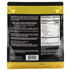 California Gold Nutrition Sport Whey Protein Isolate Very Vanilla – 2 lb & 5 lb | High Protein, Muscle Recovery & Lean Muscle Support