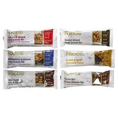 California Gold Nutrition Foods Chewy Granola & Snack Bars – Assorted Flavors, 12 Bars (40g Each)