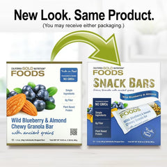 California Gold Nutrition Foods Chewy Granola & Snack Bars – Assorted Flavors, 12 Bars (40g Each)