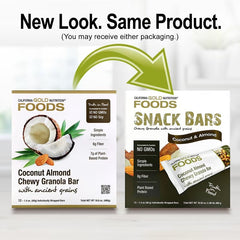 California Gold Nutrition Foods Chewy Granola & Snack Bars – Assorted Flavors, 12 Bars (40g Each)