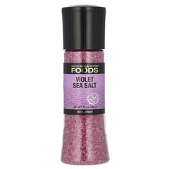 California Gold Nutrition Foods Seasoning & Salt Grinders – Lemon Pepper, Pink Himalayan Salt & Violet Sea Salt