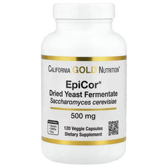 California Gold Nutrition EpiCor® Dried Yeast Fermentate 500 mg – Immune Support – 120 Veggie Capsules