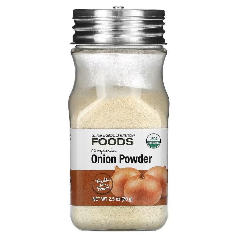 California Gold Nutrition Foods Organic Onion Powder – 70 g (2.5 oz)