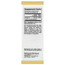 Vitamin D3 supplement facts panel on back with ingredients and serving directions