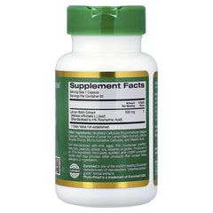California Gold Nutrition EuroHerbs™ Lemon Balm Extract 500 mg – Calm & Wellness Support – 60 Veggie Capsules