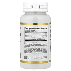 California Gold Nutrition Saccharomyces Boulardii 5 Billion CFU – Probiotic Digestive Support – 60 Veggie Capsules