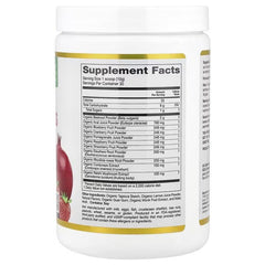 California Gold Nutrition Superfoods Organic Red Superfoods Powder – Mixed Berry – 300 g (10.58 oz)