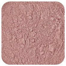 Ground mixed berry superfoods powder, red-pink fine texture