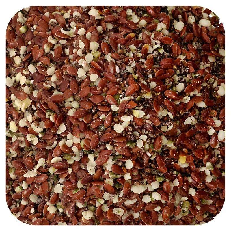 California Gold Nutrition Organic 3-Seed Blend – Chia, Hemp & Flax – Plant-Based Omegas – 340 g
