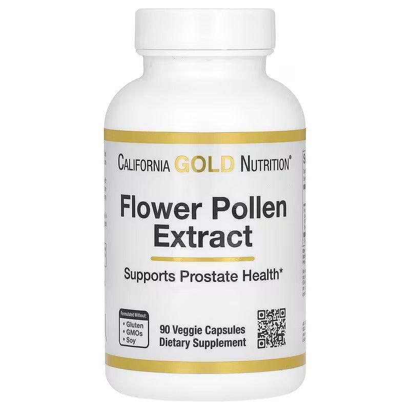 مزيج مستخلص حبوب لقاح الزهور من California Gold Nutrition - دعم الصحة العامة - 90 كبسولة نباتية