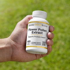 مزيج مستخلص حبوب لقاح الزهور من California Gold Nutrition - دعم الصحة العامة - 90 كبسولة نباتية