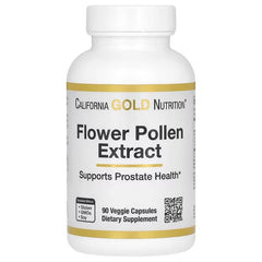 مزيج مستخلص حبوب لقاح الزهور من California Gold Nutrition - دعم الصحة العامة - 90 كبسولة نباتية