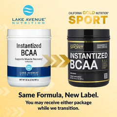 مسحوق الأحماض الأمينية متفرعة السلسلة (BCAA) سريع الذوبان من California Gold Nutrition – ل-ليوسين، ل-آيزوليوسين، ول-فالين – بدون نكهة – 907 جم (2 رطل)
