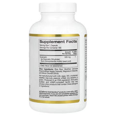 California Gold Nutrition Quercetin 500 mg – Antioxidant & Immune Support – 180 Veg Capsules