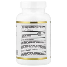 Red yeast rice supplement bottle back label, Supplement Facts panel