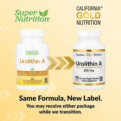 California Gold Nutrition يوروليثين A 250 ملجم - دعم الخلية والميتوكوندريا - 60 كبسولة سائلة نباتية