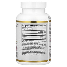 L-Glutamine and L-Leucine supplement bottle, Supplement Facts back label