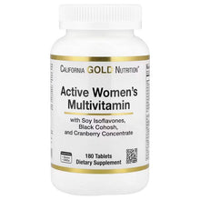 California Gold Nutrition Active Women’s multivitamin bottle with white cap