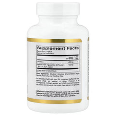 California Gold Nutrition Urolithin A with MCT Oil Powder – Cellular Energy Support – 60 Veggie Capsules