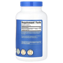 Nutricost Magnesium+ 210 mg Capsules – Muscle, Nerve & Relaxation Support Supplement