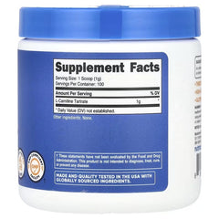 Nutricost L-Carnitine Tartrate Powder Unflavoured – Energy & Workout Support Supplement