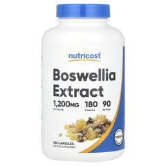 Nutricost Boswellia Extract 600 mg Capsules – Herbal Wellness Support Supplement