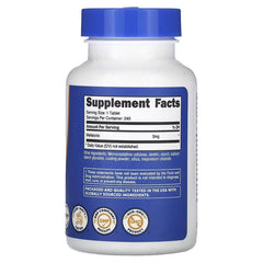 Nutricost Melatonin Tablets – Sleep & Nighttime Wellness Support Supplement
