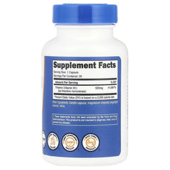 Nutricost Vitamin B1 Capsules – Thiamine Energy & Wellness Support Supplement