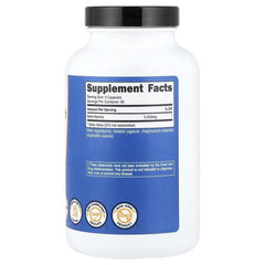 Beta-Alanine supplement facts label on bottle back, 60 servings per container