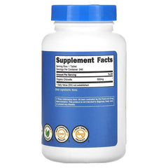 Nutricost Organic Chlorella 500 mg Tablets – Green Superfood Wellness Support