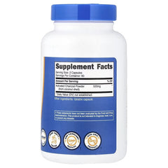 Nutricost Activated Charcoal 260 mg Capsules – Daily Wellness Support Supplement