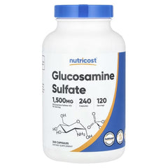 Nutricost Glucosamine Sulfate 750mg – Joint Support Supplement, 240 Capsules