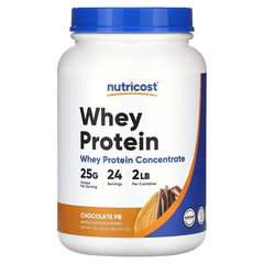 Nutricost Whey Protein Chocolate Peanut Butter 2lb (907g) – Premium Whey Protein Powder