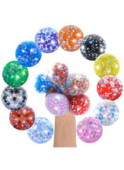 Assorted Foam Bead Stress Relief Squishy Ball – Slow Rebound Squeeze Sensory Toy