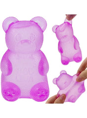 Purple Bear Maltose Squishy Toy – Soft Slow Rebound Stress Relief Squeeze Toy