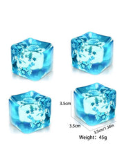 3.5cm Snowflake Ice Cube Maltose Squishy Toy