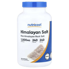 Nutricost Himalayan Salt Capsules 1,000 mg – 240 Capsules