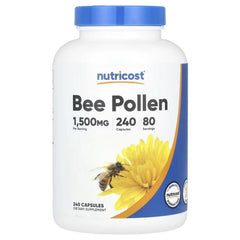 Nutricost Bee Pollen 500 mg Capsules – 240 Capsules