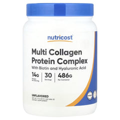 Nutricost Multi Collagen Protein Complex – Unflavored, 1.1 lb (486 g)