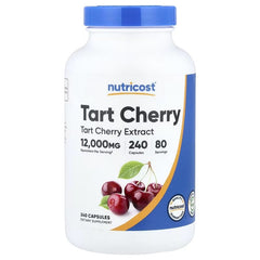Nutricost Tart Cherry 400 mg Capsules – 240 Capsules