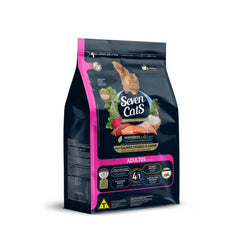 Seven Cats Adult 4 in 1 Premium Cat Food – Beef, Salmon & Chicken, 1kg