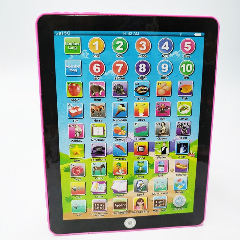 English Learning Simulation Tablet Toy – Children's Educational Story Machine & Early Learning Reader