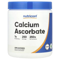 Nutricost Calcium Ascorbate Powder – Unflavored, 8.9 oz (250 g)